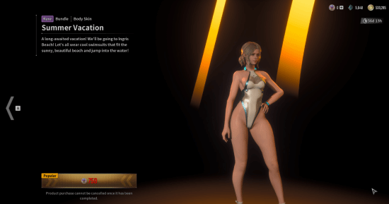 韩厂真是太贴心了!《第一后裔》发布夏季新款比基尼服饰引发玩家热议