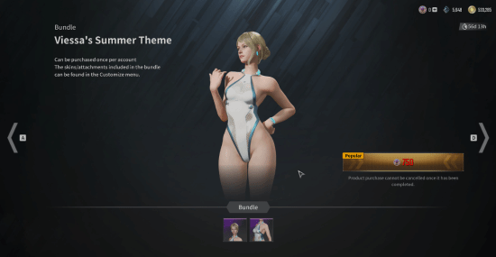 韩厂真是太贴心了!《第一后裔》发布夏季新款比基尼服饰引发玩家热议