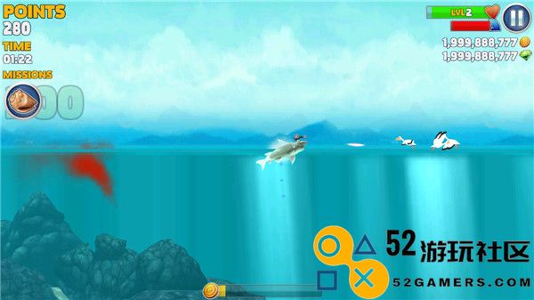 饥饿的鲨鱼无限金币无限钻石版_饥饿的鲨鱼内置菜单最新版下载