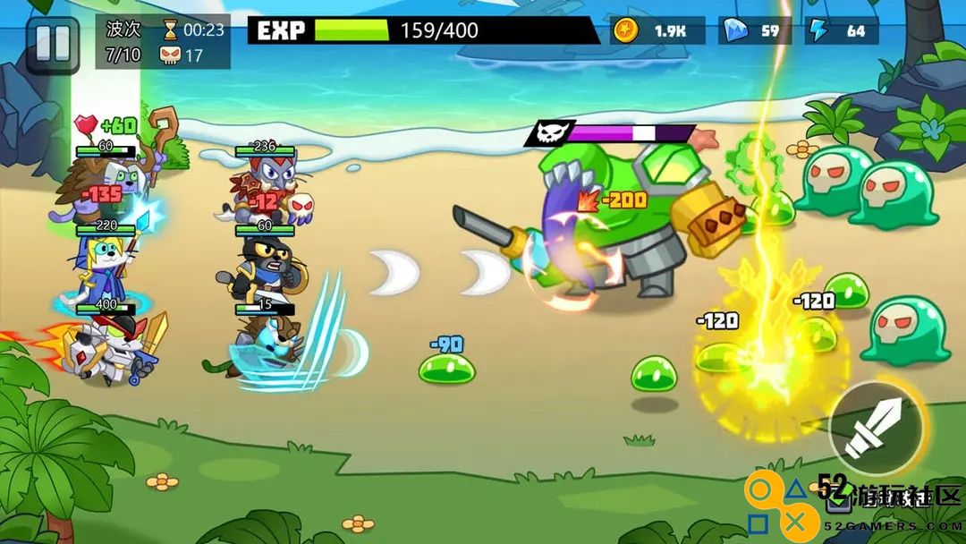 猫咪勇士冒险内置菜单版_猫咪勇士冒险免广告最新版下载