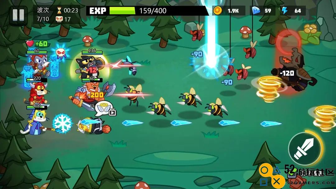 猫咪勇士冒险内置菜单版_猫咪勇士冒险免广告最新版下载