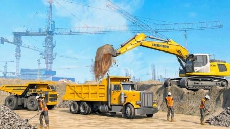 挖掘机模拟器真实手机版安装最新版v1.0_挖掘机模拟器真实手机版全关卡解锁版下载