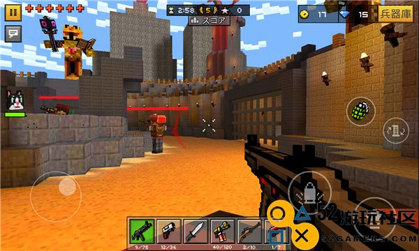 像素枪3d无限金币钻石版_像素枪3d最新版安卓版下载