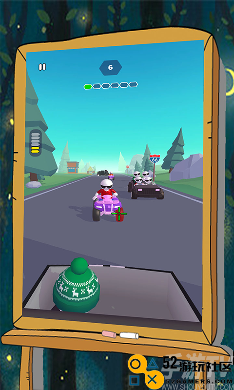 火柴人马路吃鸡