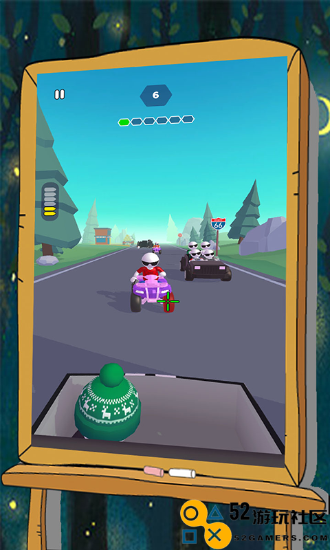 火柴人马路吃鸡