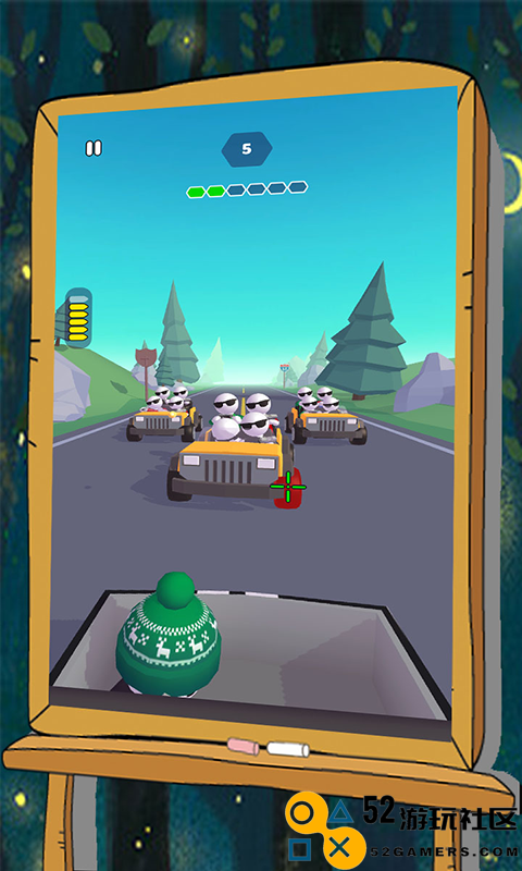 火柴人马路吃鸡