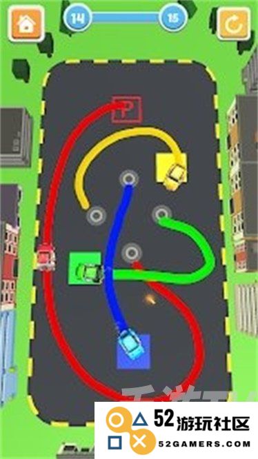 休闲合并停车