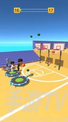 蹦床篮球3D