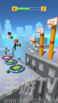 蹦床篮球3D