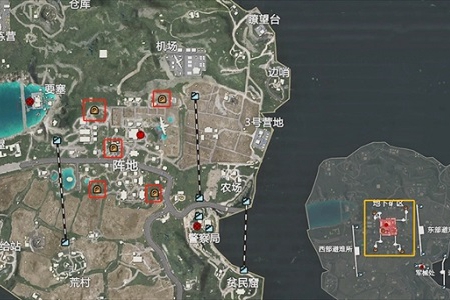 和平精英地铁逃生辐射区在哪