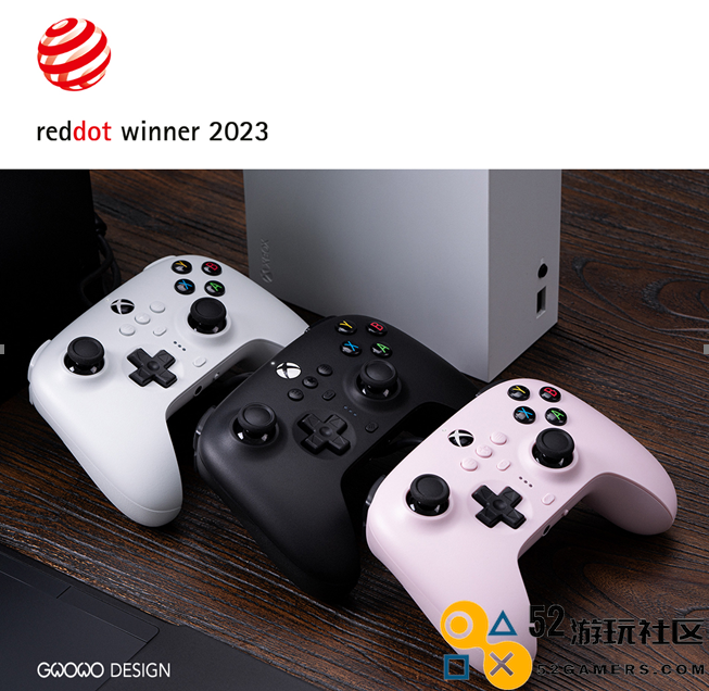 好事成双，八位堂猎户座Xbox版手柄、燃云双充底座同获2023红点奖
