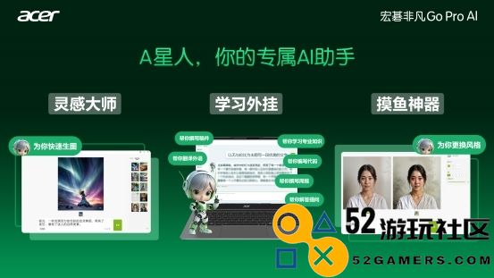 灵感大师？摸鱼神器？学习外挂？宏碁非凡GoProAI给你亲民尝鲜体验！