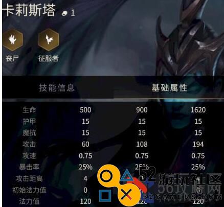 《金铲铲之战》卡莉斯塔技能属性介绍
