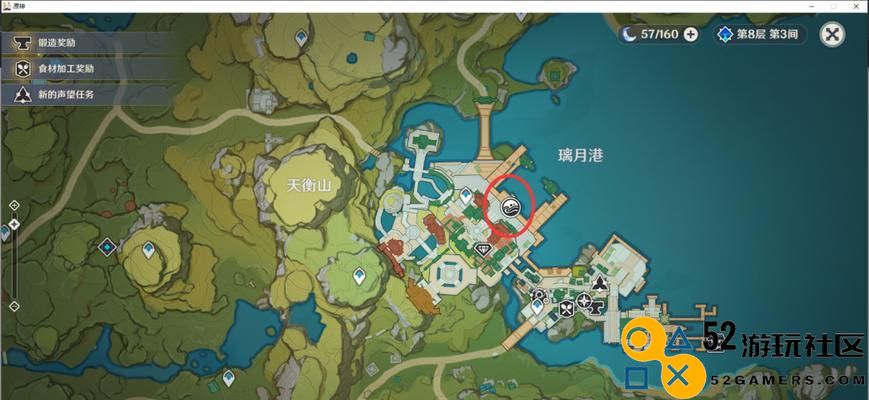 《原神》肃霜之路逐月符分布位置一览（探索肃霜之路，找寻逐月符的秘密）
