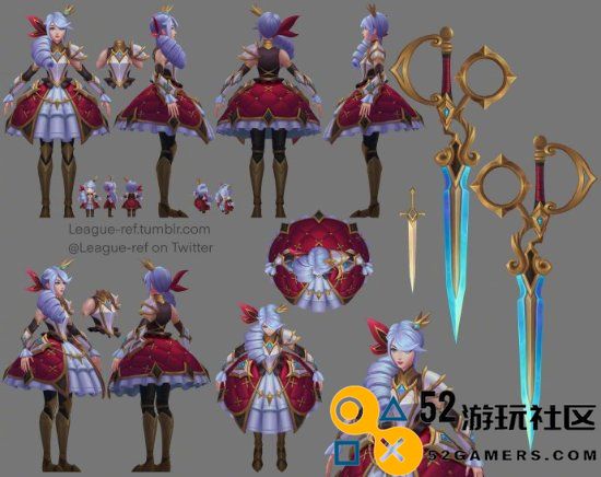 《英雄联盟》2024女帝系列皮肤上新！原画及模型展示