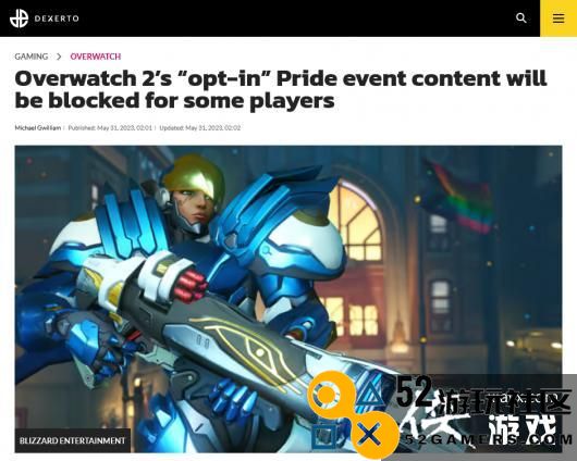 《守望先锋2》开发者：正积极讨论加入跨性别角色