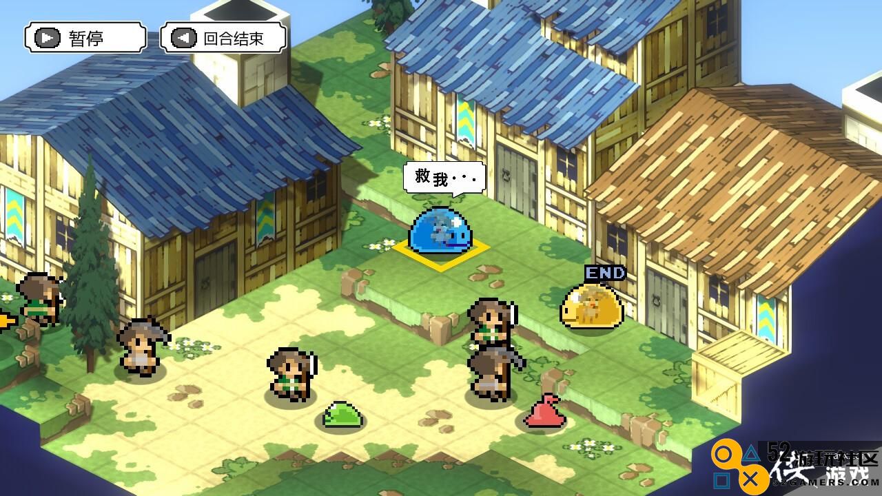 《史莱姆的大野望》确定7月27日Steam发售像素战旗
