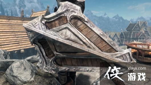 《上古卷轴5》全新4K材质包大幅提升盾牌纹理
