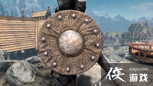 《上古卷轴5》全新4K材质包大幅提升盾牌纹理