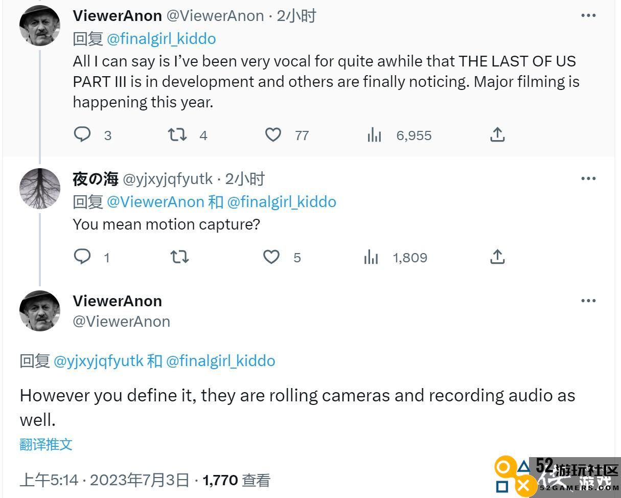 传《最后的生还者3》开发中动捕和配音进行中
