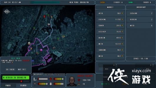 商业大亨模拟游戏《PUSHER_DrugTycoon》Steam页面预计8月发售