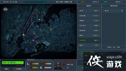 商业大亨模拟游戏《PUSHER_DrugTycoon》Steam页面预计8月发售