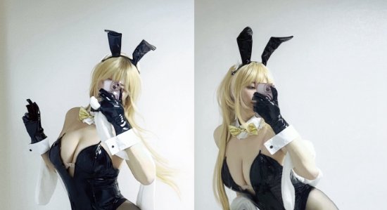 韩女《妮姬：胜利女神》COS：服装还原尽显好身材