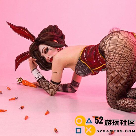 小姐姐精彩COS《无主之地3》莫西：妖艳魅惑完美再现角色魅力