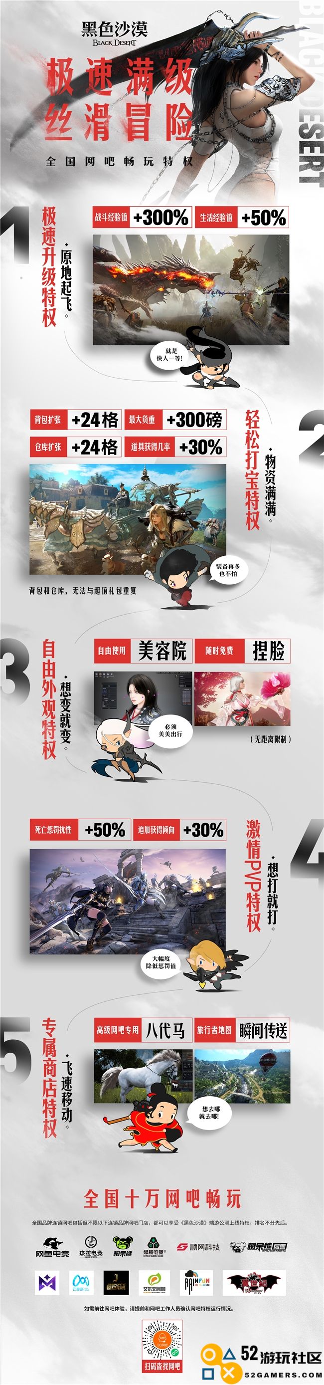 《黑色沙漠》网吧三倍经验喜迎玩家！团战开黑享超值福利盛宴
