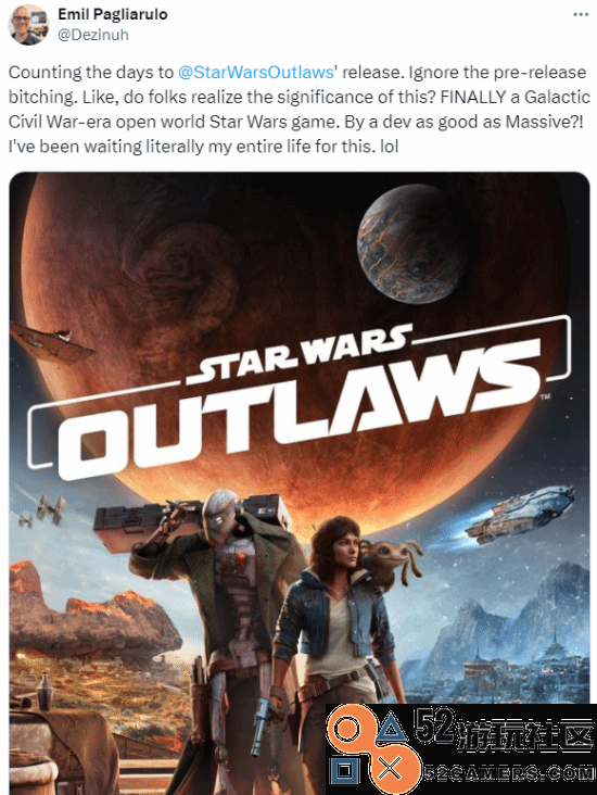 《星空》编剧对《星战亡命之徒》充满期待：期待这一刻已经等了很久