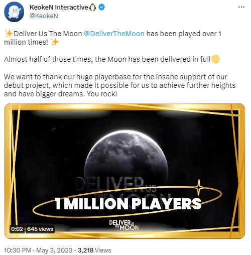 开发团队KeokeN：成功吸引超过一百万玩家的《飞向月球》游戏