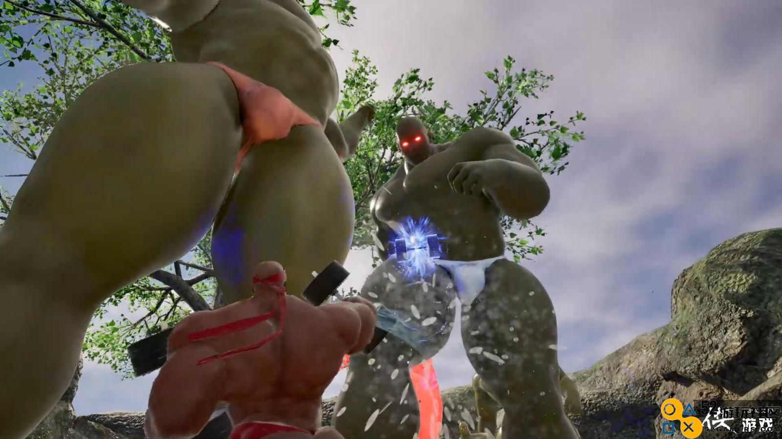 恶搞射击游戏《肌肉巨人》正式登陆Steam网友，带来畅快淋漓的战斗体验
