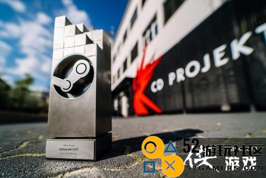 《赛博朋克2077》官方展示Steam爱的付出奖杯，令人倍感欣喜