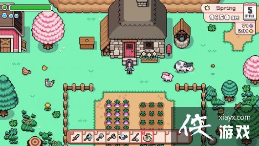 《Mistria的田野》全新上线Steam清新可爱的像素化农场经营游戏