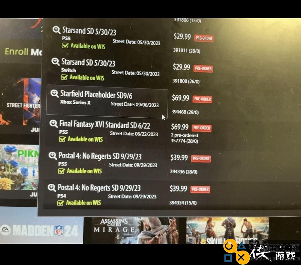 《星空》实体版预售价格曝光，XboxSeriesX定价为69.99美元