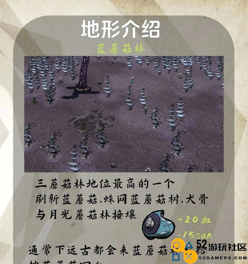 饥荒生存技巧（详解饥荒中蓝蘑菇的栽培、功能与食用注意事项）