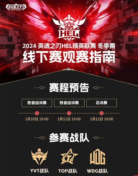 备战英魂之刃精英联赛线下赛，这份观赛指南必不可少！