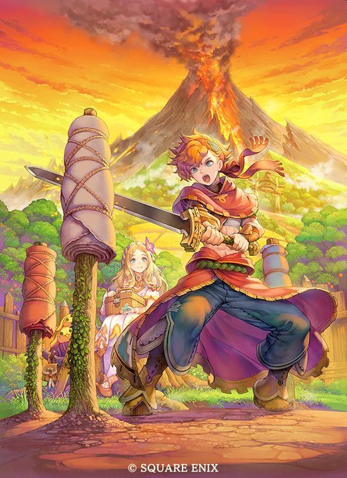 《圣剑传说》新视觉图公开！发售倒计时两个月