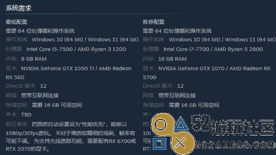 《祇女神之路》配置公布:GTX1070可驾驭采用D加密