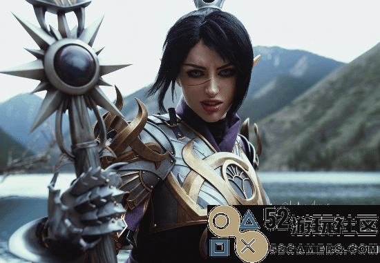 俄妹COS《博德3》卡菈克：大体格身材颜值超高！