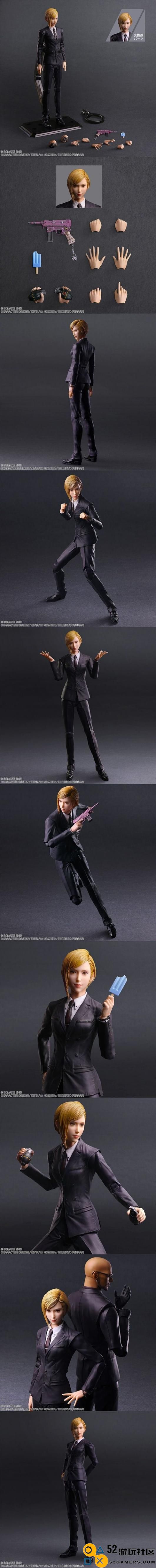 全部可拆卸替换！SE公布《FF7》爱丽丝等众多手办