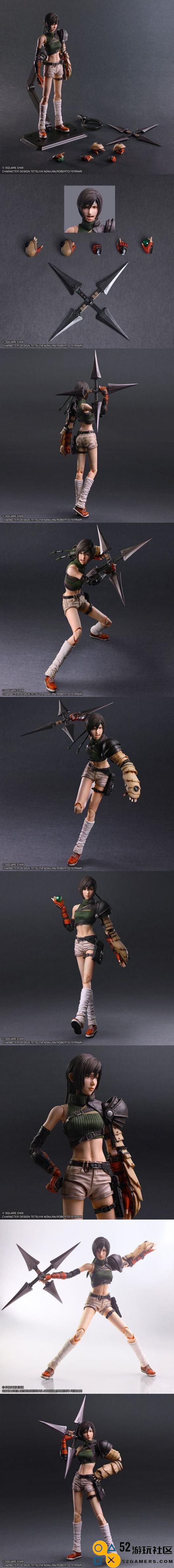 全部可拆卸替换！SE公布《FF7》爱丽丝等众多手办