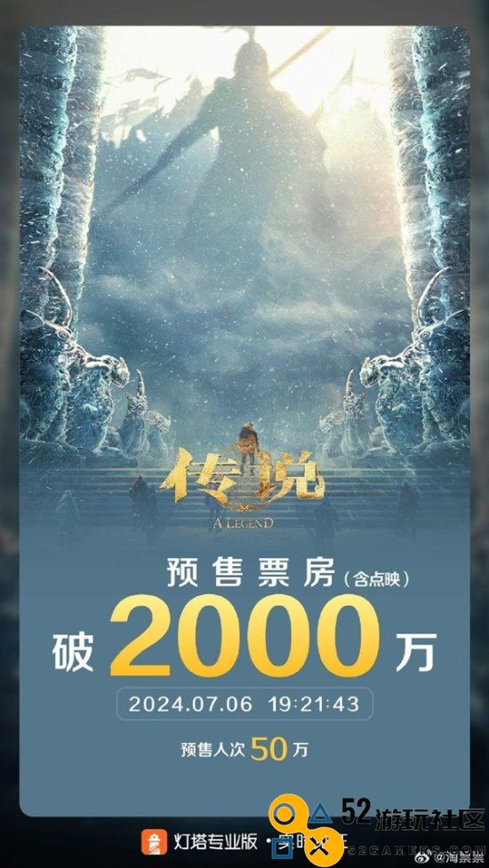 成龙《传说》预售总票房突破2000万！7.12上映
