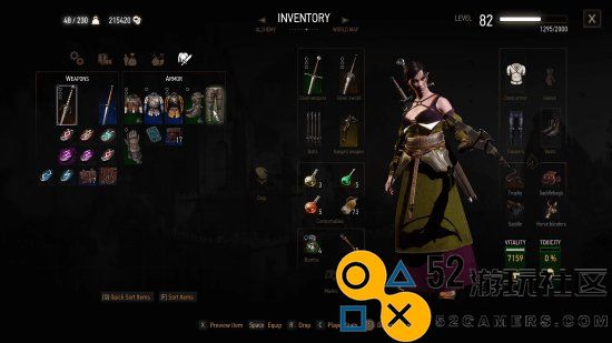 《巫师3：狂猎》自定义角色Mod扮演女术士用法术战斗