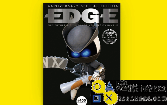 游戏杂志《Edge》发布第400期特别纪念刊多款《宇宙机器人》作为封面角色