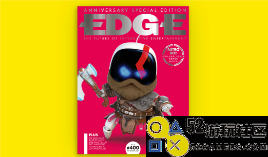游戏杂志《Edge》发布第400期特别纪念刊多款《宇宙机器人》作为封面角色