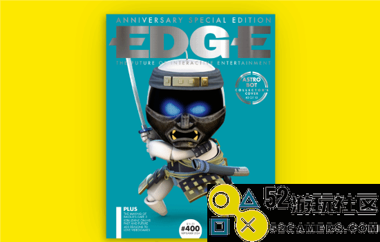 游戏杂志《Edge》发布第400期特别纪念刊多款《宇宙机器人》作为封面角色