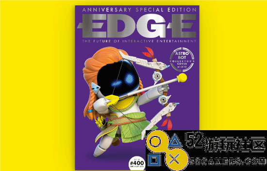 游戏杂志《Edge》发布第400期特别纪念刊多款《宇宙机器人》作为封面角色