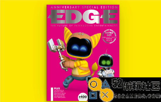 游戏杂志《Edge》发布第400期特别纪念刊多款《宇宙机器人》作为封面角色