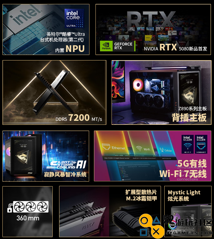 微星MEGVISIONXAI创新主机重磅发布：RTX5080带来前所未有的AI互动体验
